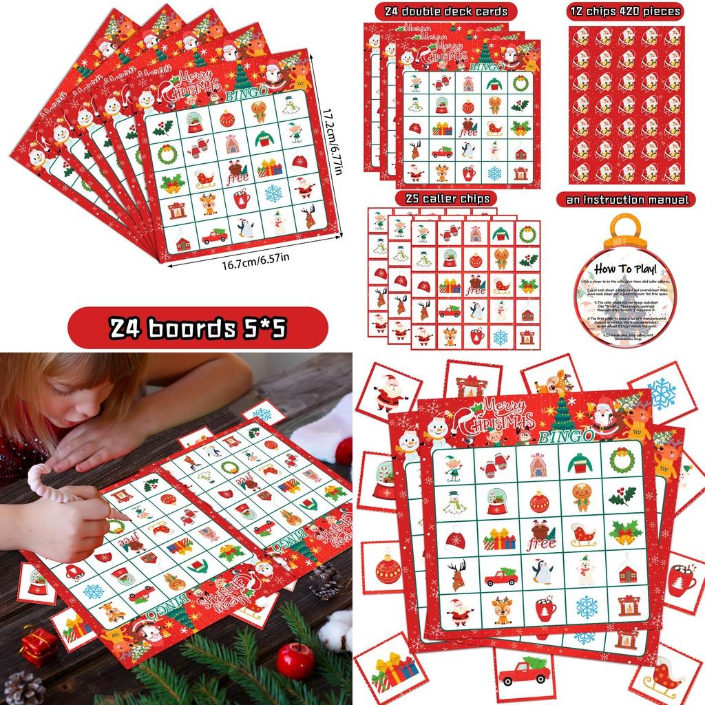 Festive Christmas Snowman Bingo Game With Paper Cards And Play Instructions For Kids