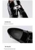 Men's Autumn Glossy Leather Slip-On Shoes: Trendy British Style Casual Loafers
