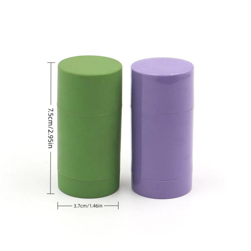 1/2 Pcs 30G Empty Deodorant Containers Refillable Plastic Twist-Up Bottle For Diy Natural Deodorant Stick Cosmetics Tube