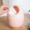 Mini Plastic Flip Top Desk Trash Can Office Home Simple Waste Bin Storage Container for Tissues