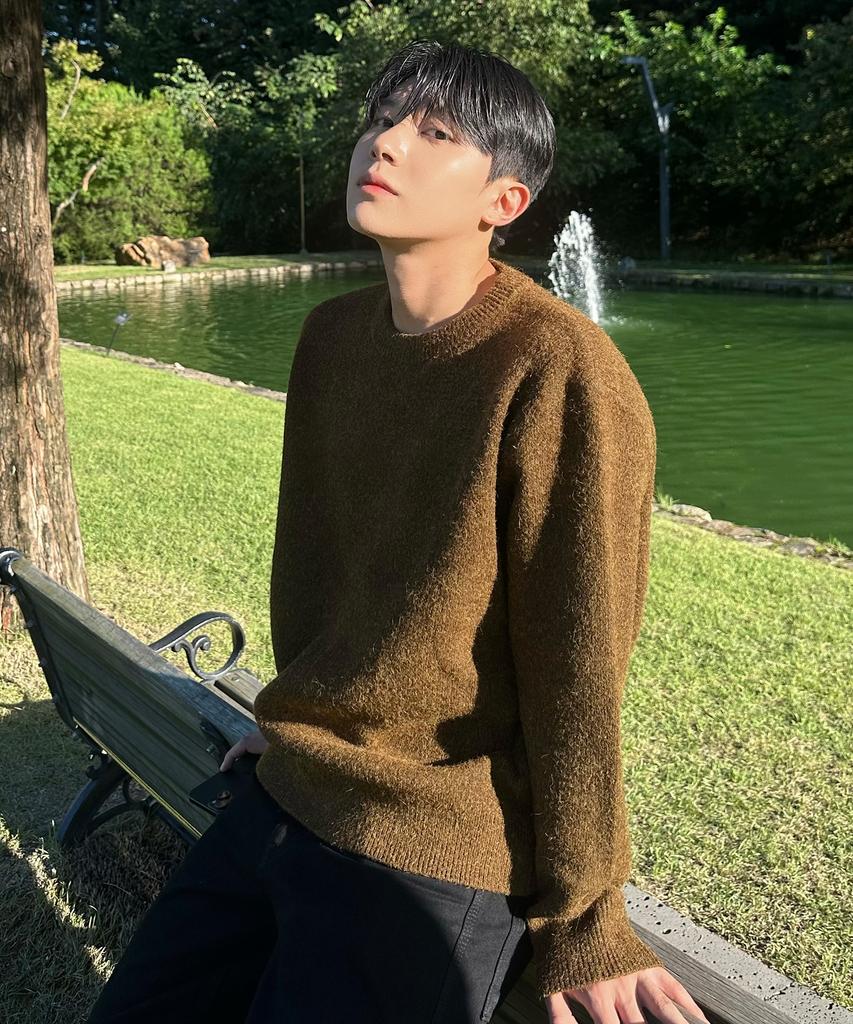 MINDBRIDGE [On][Set][Comfy][Select Henley Or Cable Neck] Wool Blend Oversized Knit Series - 12 Colors (Type A)