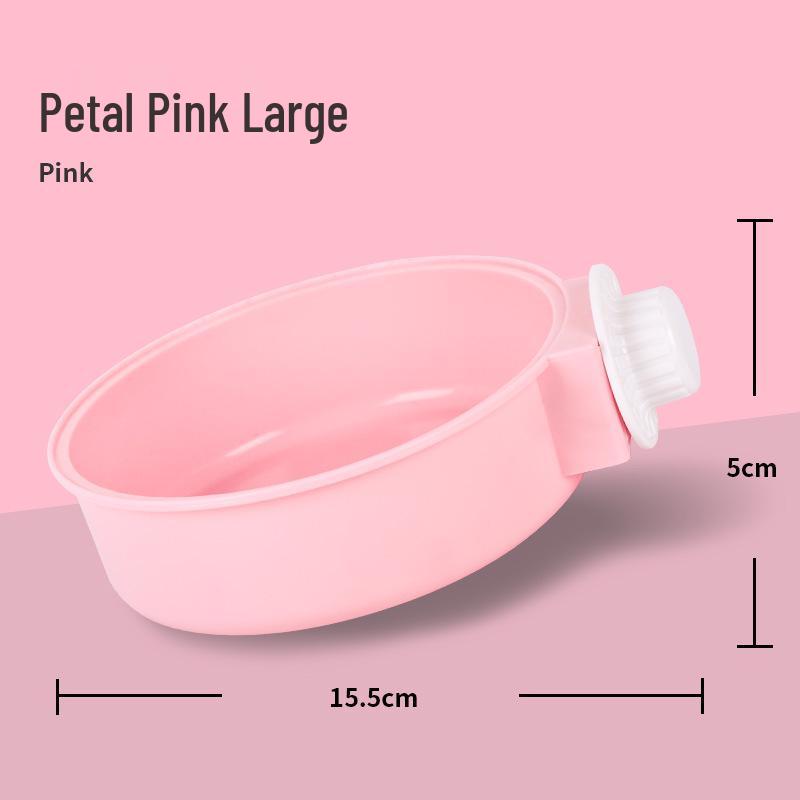 Stainless Steel Anti-Spill Hanging Pet Bowl for Cats, Dogs, and Rabbits