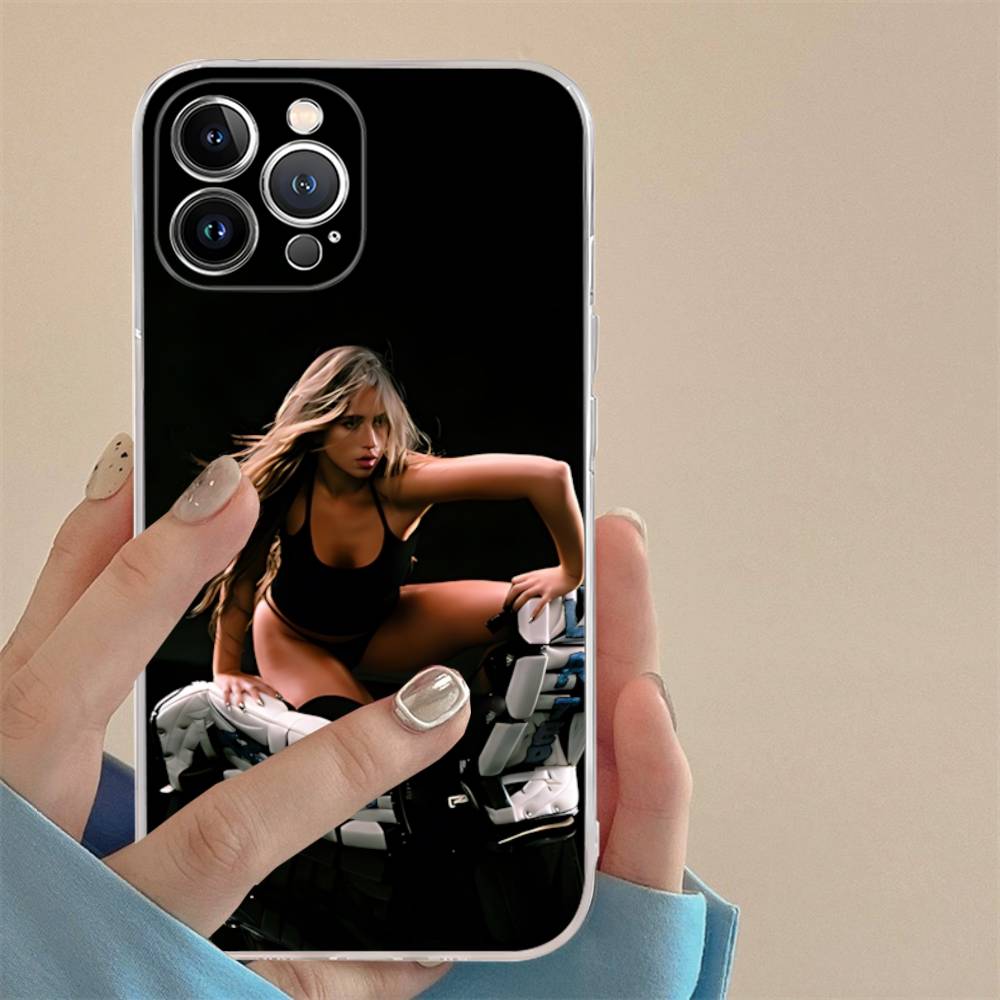 Canadian Female T-Tate Singer M-McRae Transparent Soft Phone Case For IPhone 15 12 14 16 17 13 Plus 11 Pro Max 13 Pro