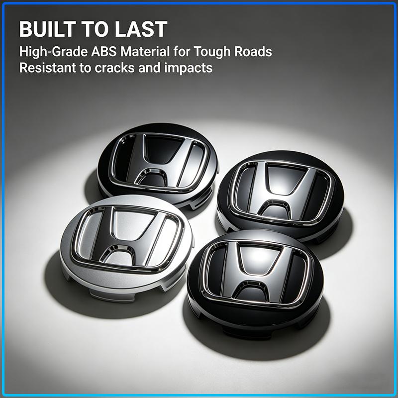 4 Pièces 60mm Cache-Moyeux de Roue de Voiture Jante Pour Honda Civics 500 CBR300RR CBR600RR CBR650F VFR800 1200 Civci CRV Accord Mugen City CRX CRZ