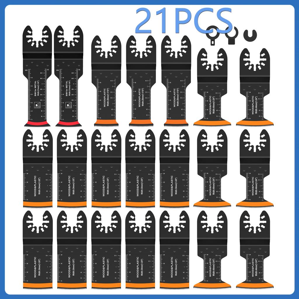 4/56PCS Oscillating Multitool Blade High Carbon Steel Arc Edge Cutting Saw Blade Quick Release Multi Tool Saw Blade For Wood PV