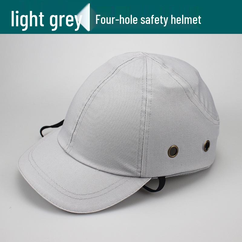 Breathable ABS Safety Helmet with Duckbill Design - Lightweight, Anti-Smash & Collision Protection for Work Environments