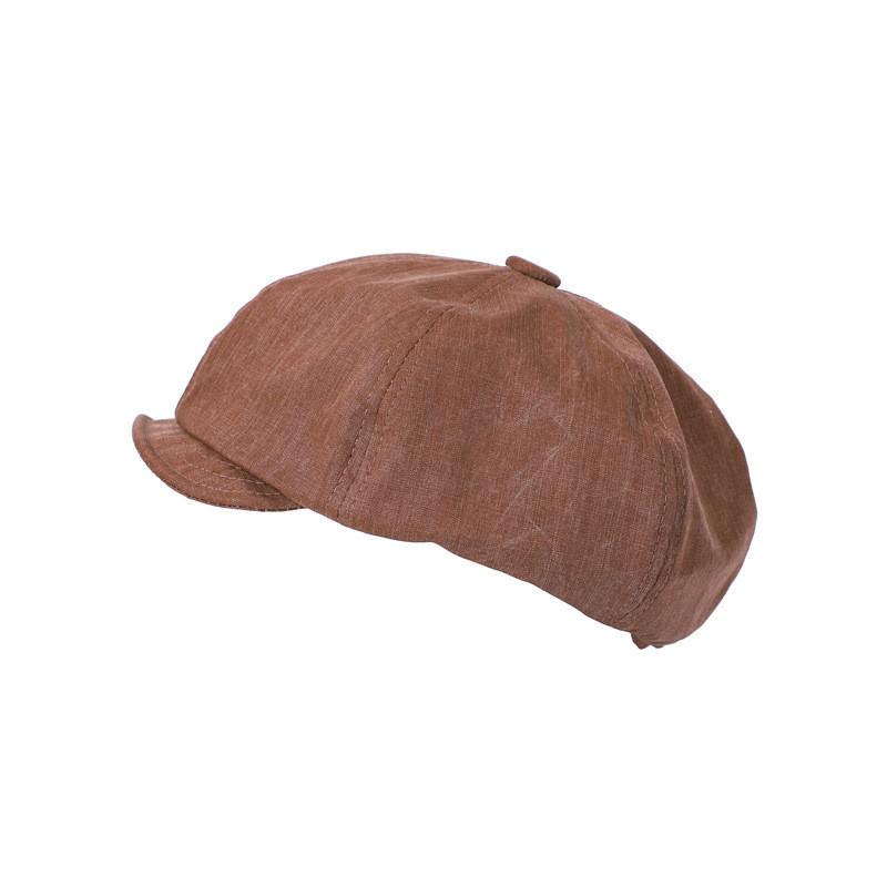 Modischer Wolkenhut für Damen Trendiges Achteck-Barett Vintage Schiebermütze Frühjahrs-Sonnenhut
