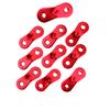 10PCS/Lot Alloy Camping Tent Rope Tensioner Adjuster Tent Wind Rope Buckle Rope Tightener Anti Slip Tent Accessories Kit