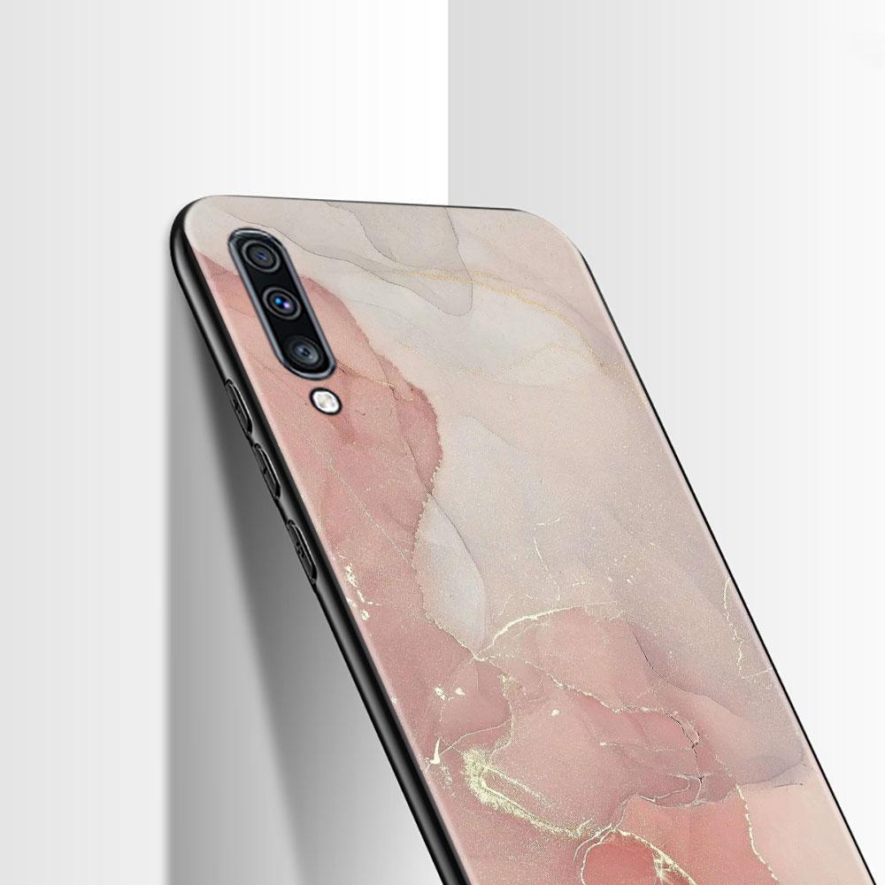 Pink Gold Marble Art Fashion For Samsung A50 A70 A10 A40 M31 A20e A20s M30s A30 M53 M23 M51 M33 M12 M31s Case Celular Capa