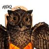 Owl Table Lamp Small Night Light with Golden Owl Farmhouse Bedside Decorative
