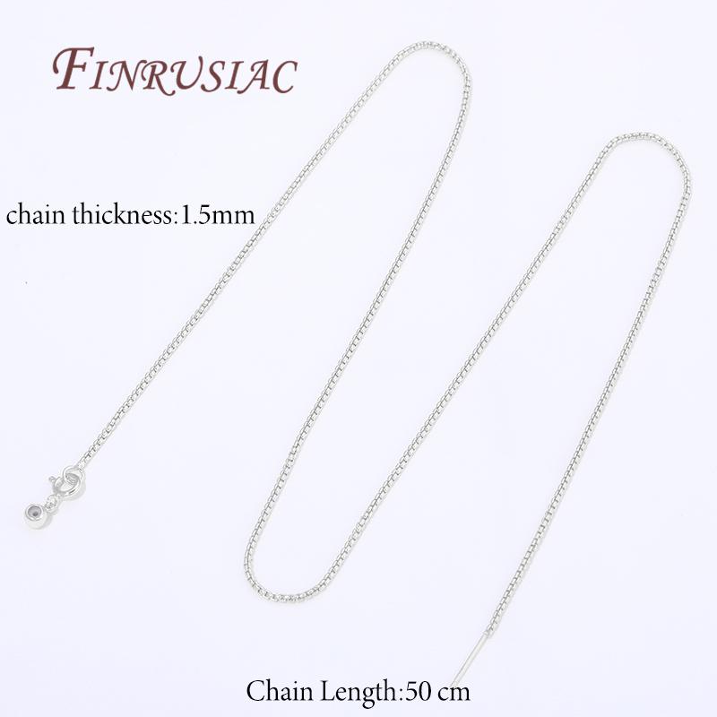 

50CM 18K Gold Plated Box Chains For Necklaces Women,Fashion Jewelry Chains Accessories,DIY Findings 1 pcs