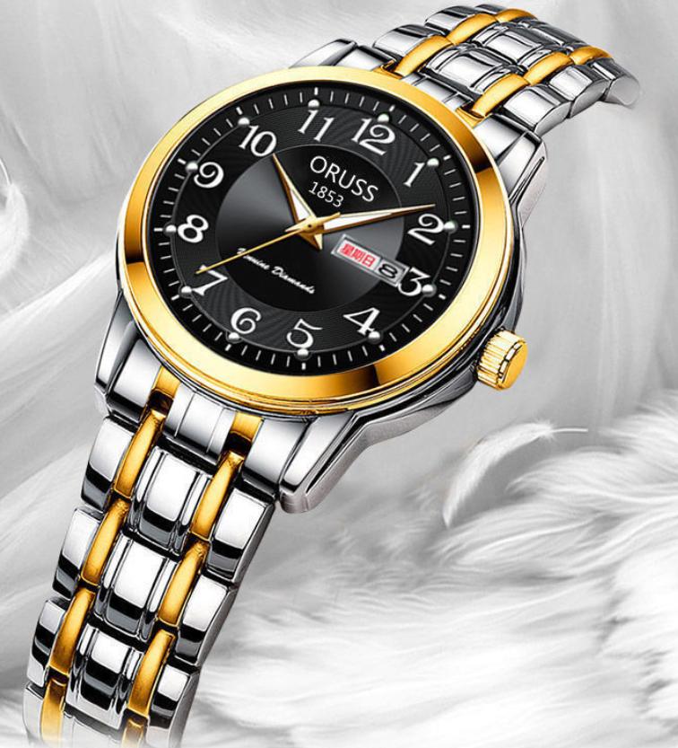 New Fashion Top Ladies Luxury Watches For Woman Business Week Date Bracelet Watch Women Steel Quartz Wristwatches Reloj Mujer