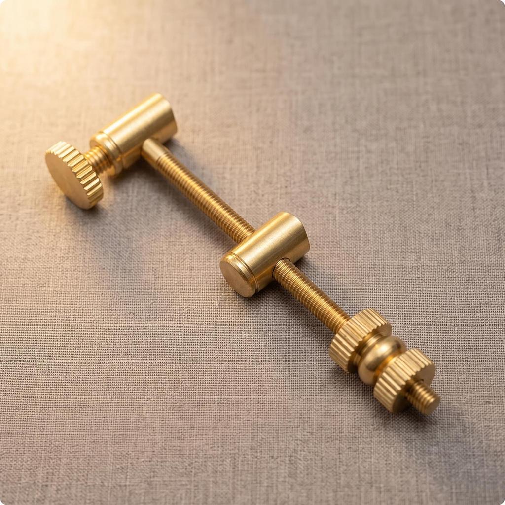 Trumpet Slide Adjustment Rod Threaded Instrument Accessory Knurled