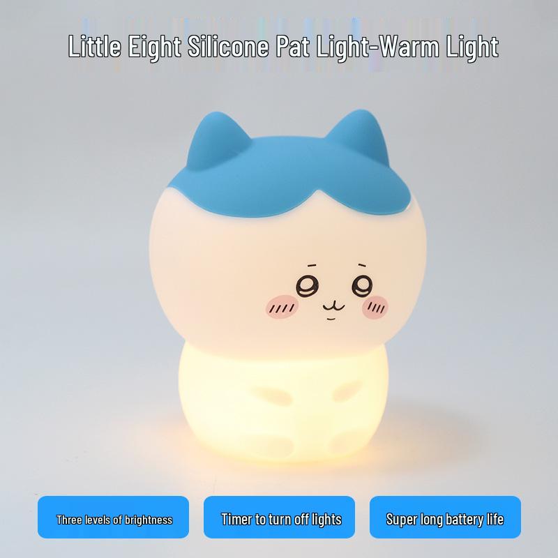 Chiikawa Hachiikawa Night Light: Creative Sleep Companion Tap Light for Girls