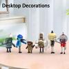 Beliebtes Cartoon Anime Regulars Show Baustein Set, Bensone Popos Mordecain Muskelmann Schreibtisch Dekoration Modell Geburtstagsgeschenk