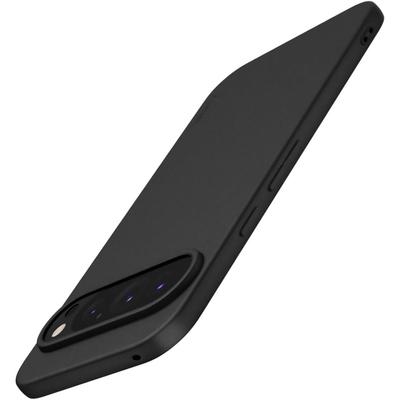 Matte Silicone Ultra Thin Soft Case for Google Pixel 10 9 Pro Xl 8 8A 6 6A 7A 7 Pro Solid Black Frosted Shockproof Back Cover