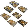 3D Floral Bath Mat Diatomaceous Earth Absorbent Floor Mat Non Slip Realistic Flower Bathroom Rug