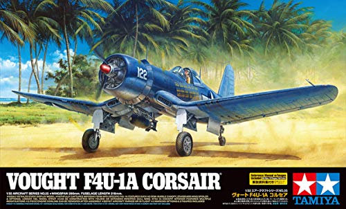 Tamiya 1/32 Aircraft Series No. 25 U.S. Navy Vought F4U-1A Corsair Plastic Model Kit 60325