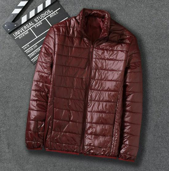 

Мужская легкая хлопковая куртка с воротником-стойкой на зиму 2023 года - от большого до плюс размера 2XL