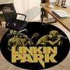 1PC Linkin Park Office Round Rug, Non-slip, Soft and Durable Office Rug for Interior Decoration, Perfect for Office, Beautiful Decoration