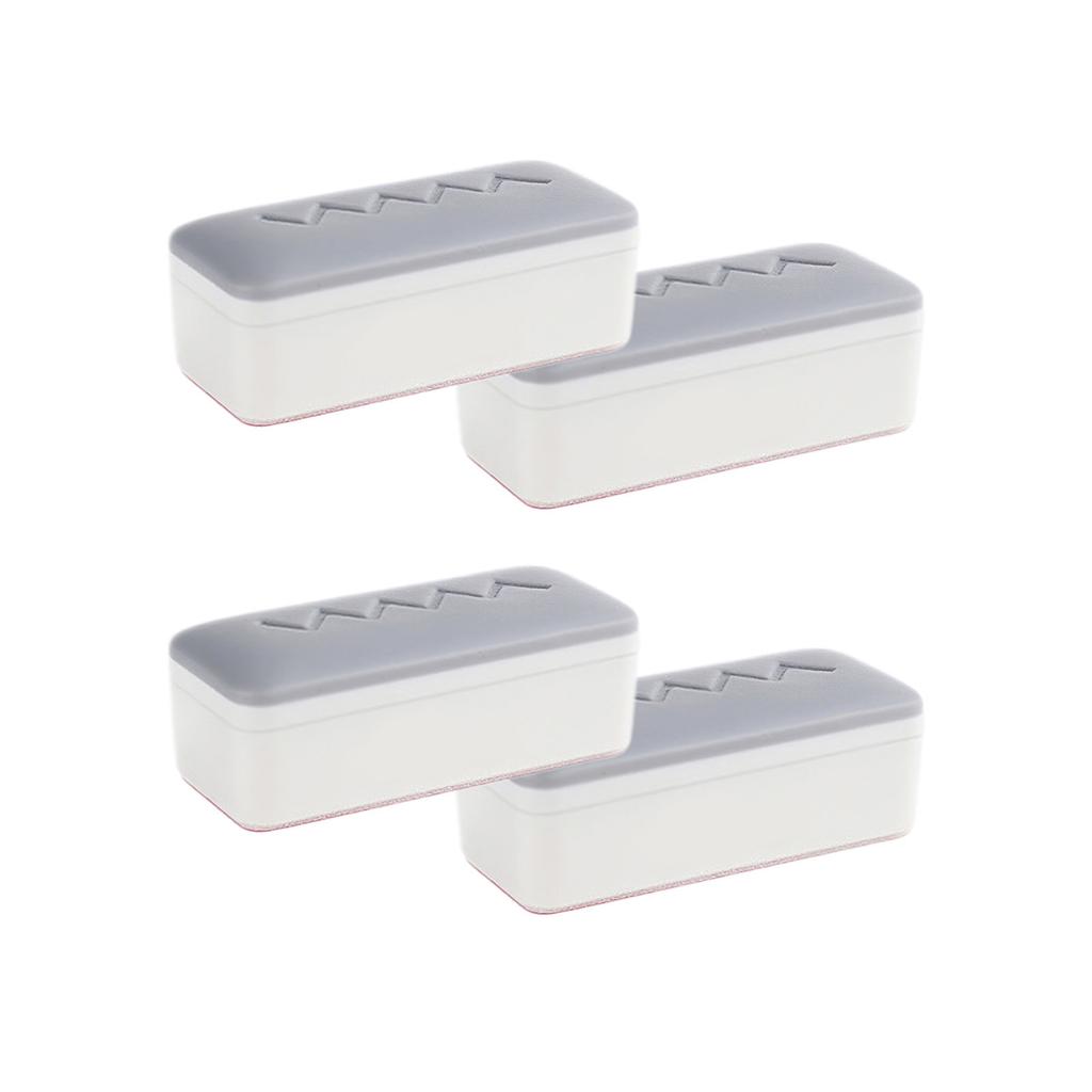 Set Of 4 Universal Toilet Seat Bumpers ABS NonSlip Seat Spacers Pads For Secure Fit Easy Installation Bathroom Accessory