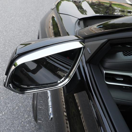 For Toyota Grand Highlander 2024 2025 Chrome Rearview Mirror Rain Eyebrow Cover