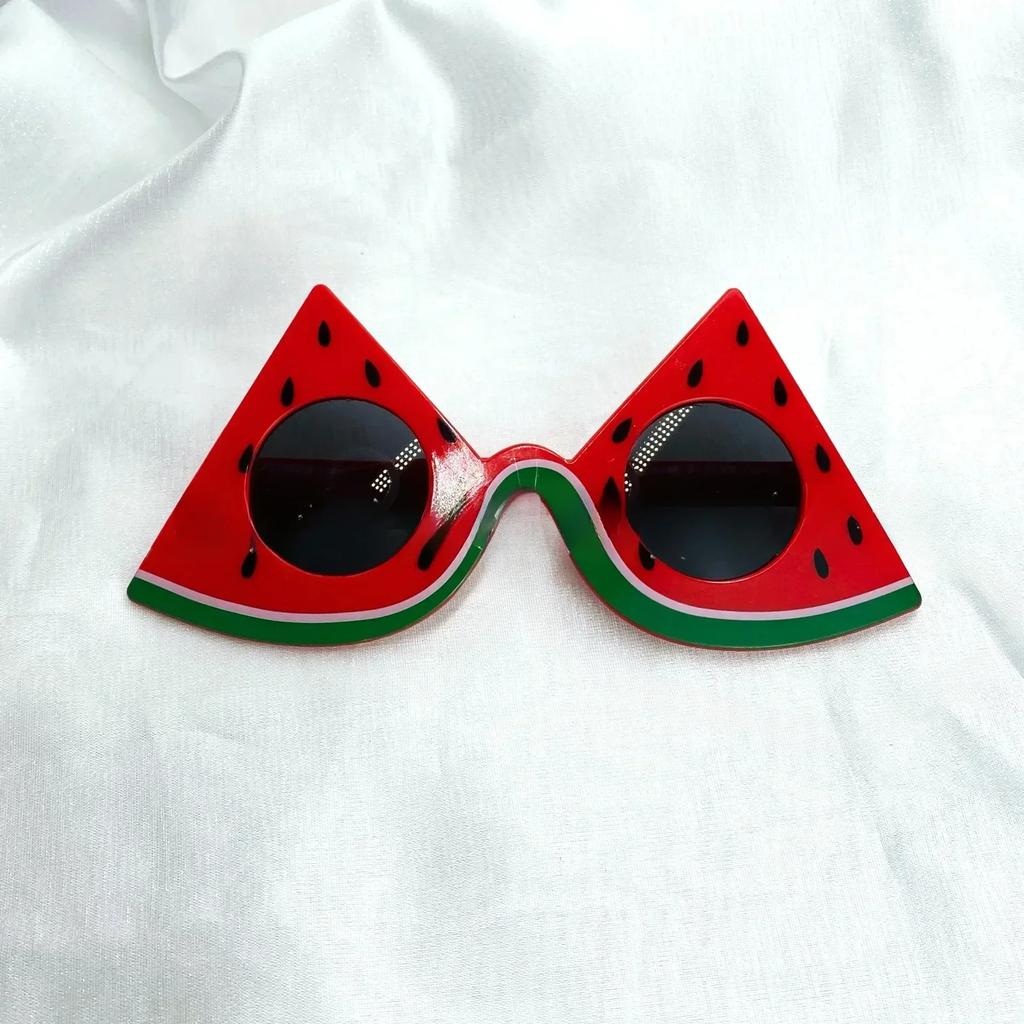 Watermelon Sunglasses Adults Summer Fruit Theme Party Beach Accessories for Boys and Girls Birthday Events Decor