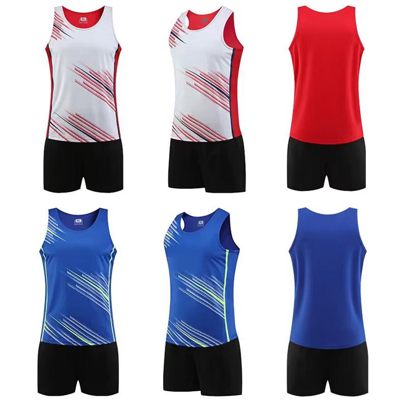 Abbigliamento da Corsa per Competizioni Sportive: Set di allenamento di atletica leggera per uomo e donna e pettorine per la maratona