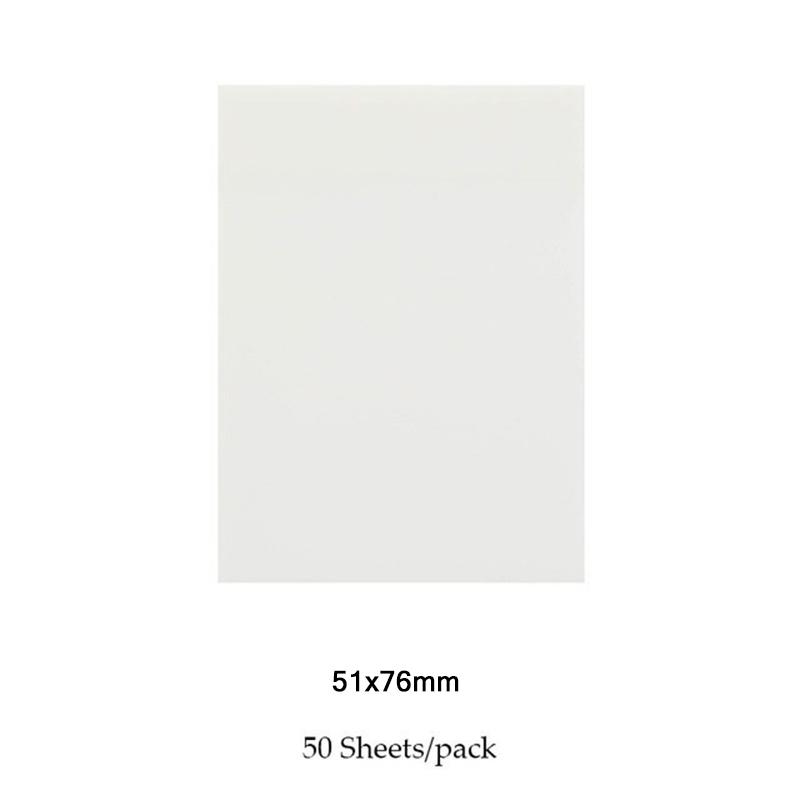 

50 листов ПЭТ Прозрачные наклейки для заметок Водонепроницаемая бумага для заметок Posted It Флуоресцентный блокнот Школьные канцелярские товары Офисные товары Товары для дома