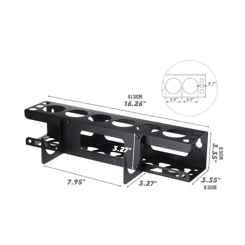 

Держатель для тюбиков с герметиком, металлическая стойка для тюбиков со смазкой, настенный органайзер для герметика, стойка для тюбиков с герметиком, органайзер для инструментов для герметизации чёрный