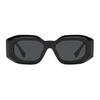 Versace Logo Design Irregular Frame Sunglasses Women Sunglasses Black O4425UO53608754ONUL