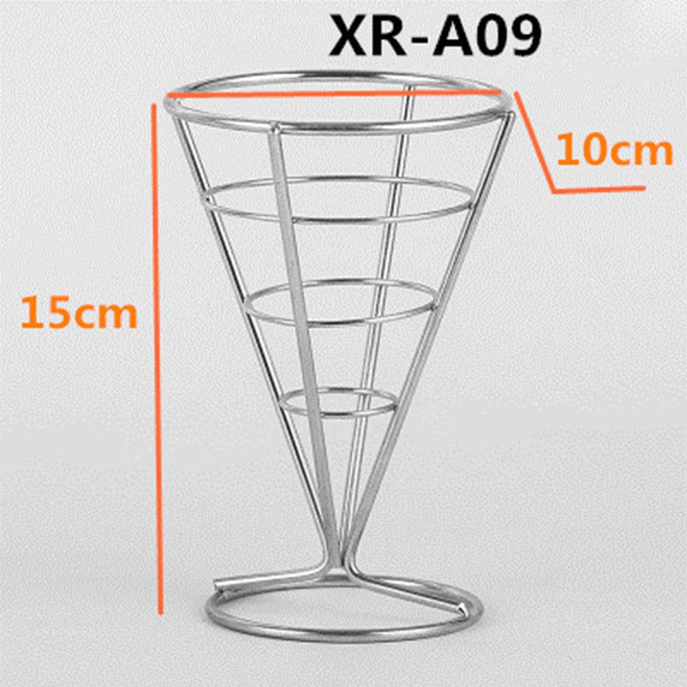 Chip Stand Holder French Fries Rack Cone Basket Restaurant Basket Snack Bracket