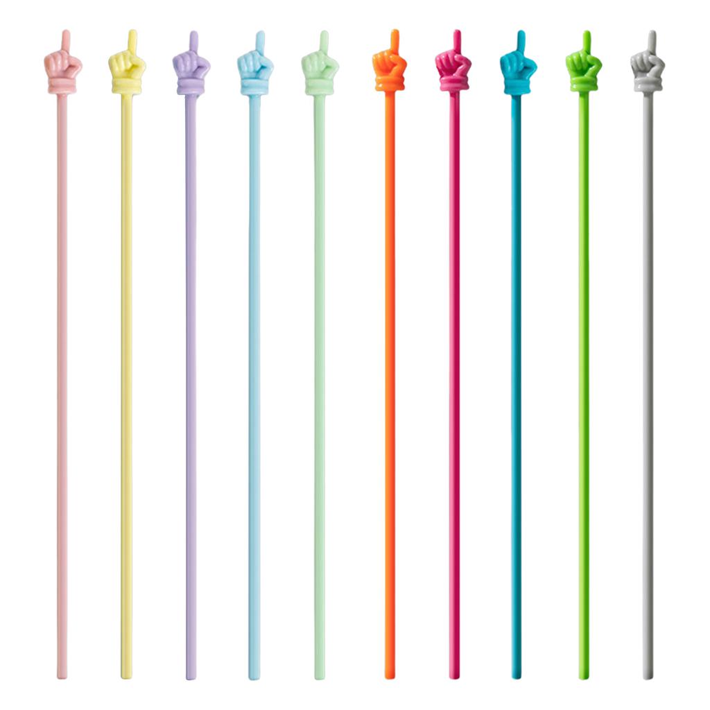 5/10Pcs Plastic Hand Pointers Presentation Finger Pointers Teacher Pointer Stick for Classroom Kid Reading Pointer