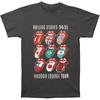 Men's Rolling Stones Voodoo Lounge Tongues T-shirt  Grey