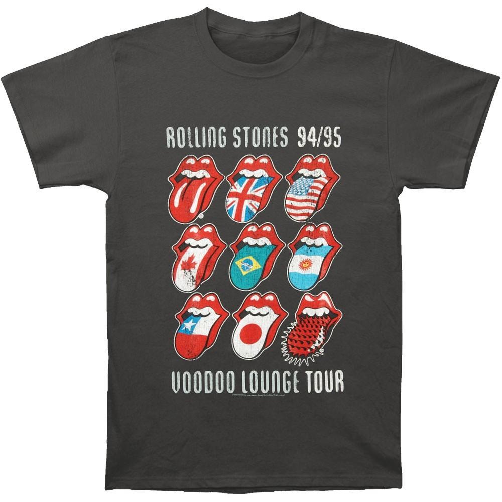 

Men s Rolling Stones Voodoo Lounge Tongues T-shirt Grey L
