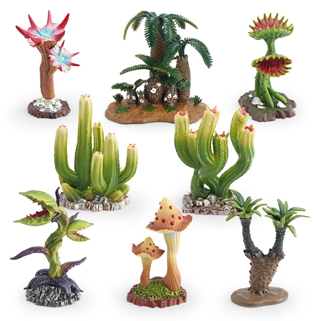Coleção de Modelos de Plantas Realistas Com Material de PVC Para Decoração de Casa e Design de Terrário