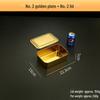 Stainless Steel Deep Snack Plate with Lid - Rectangular Baking Pan and Narrow Tray