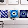Bequemer Nazar weicher Kissenbezug Böse für Sofa Wohnzimmer Kunstzimmer Zuhause Amulett Büro Dekor und Schützende Augenabdeckungen