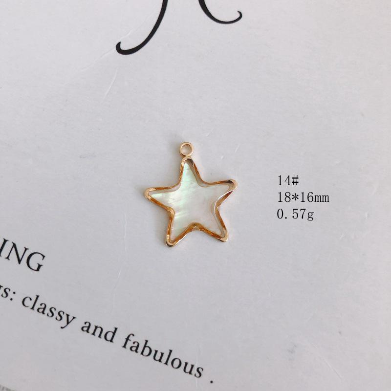 Fantasy Translucent Shell Star Geometric Belt Earrings & Necklace Material