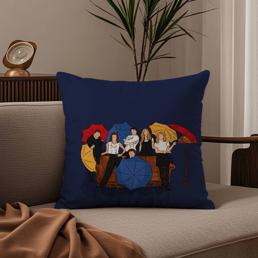 Klassischer Kissenbezug zur TV-Serie „Friends“ – hochwertiger Druck – ideal für Wohnzimmer, Sofa oder Schlafzimmer.