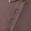 [Sharp and Colorful Edge] [Mulberry Silk Cool Feeling] Men's Business and Leisure Collar Short Sleeve