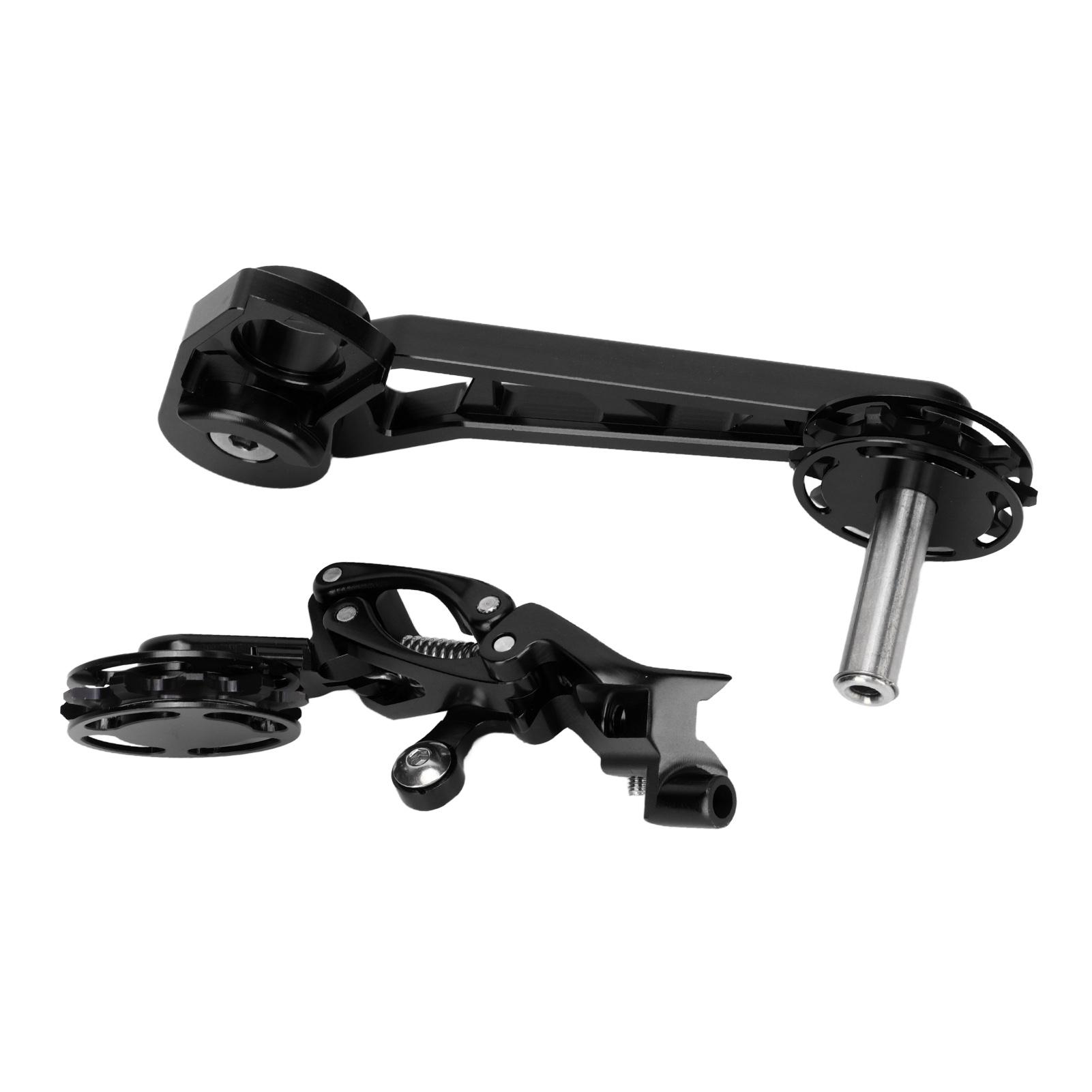 7 Speed Bike Chain Tensioner Aluminium Alloy CNC Machined Bike Rear Derailleur Replacement for P Line11 30T Flywheel чёрный