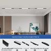 Recessed Magnetic Track Light: Concealed Linear Spotlight for Living Rooms, Bedrooms, Hallways & Household Surfaces