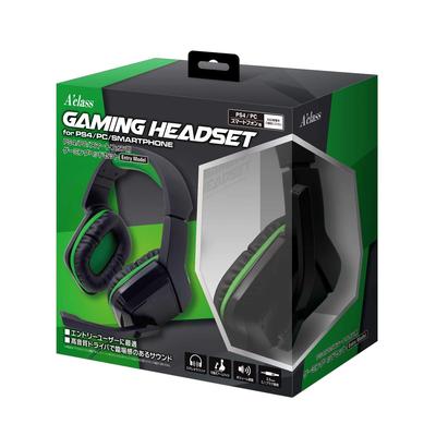 Acrus Gaming Headset Entry Model (Green & Black)