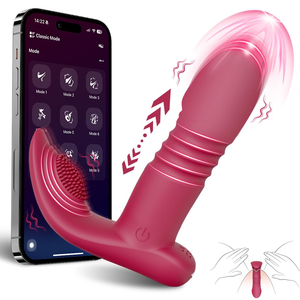 APP Bluetooth Control Sexy Adult Female Vagina Vibrator Female Clitoris Stimulator Dildo Vibrator Adult Sex Toys for Women 18