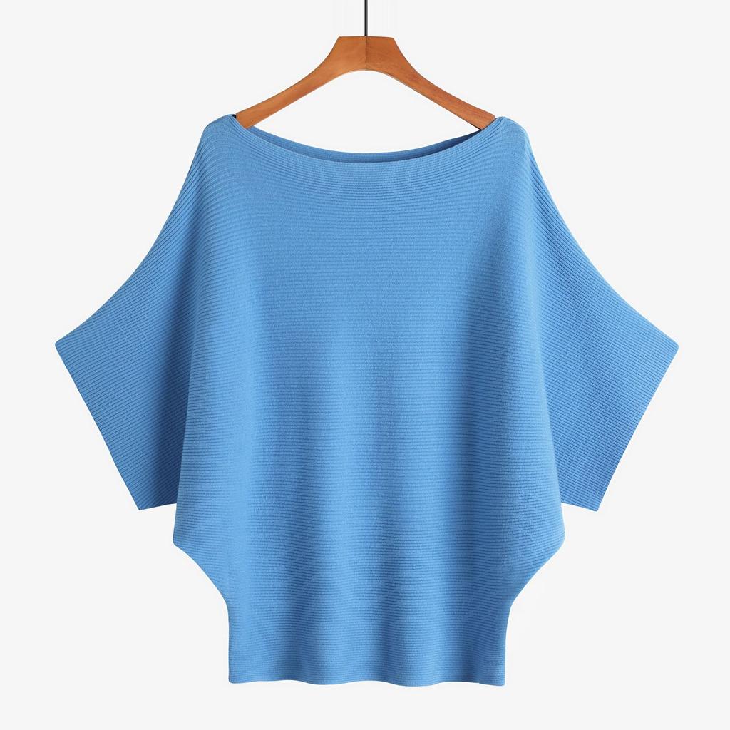 Loose Batwing Sleeve Tops In Multiple Colors