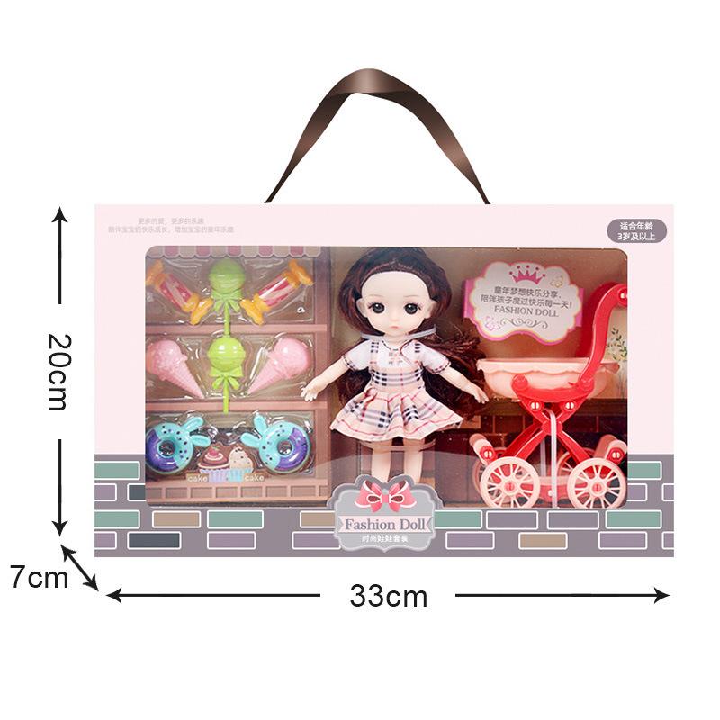 Boxed Girls Doll Gift Box Set Girls Toy Dress Up Princess Doll Doll