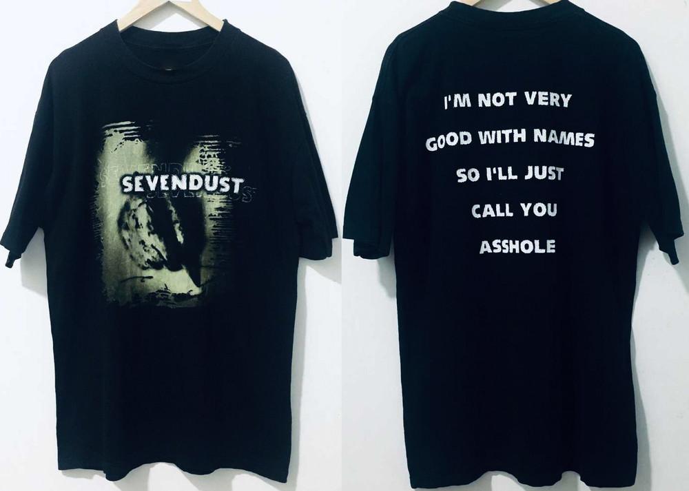 

Sevendust Band I039m Not Very Good Tee Cotton Shirt All Size Unisex T-Shirt S