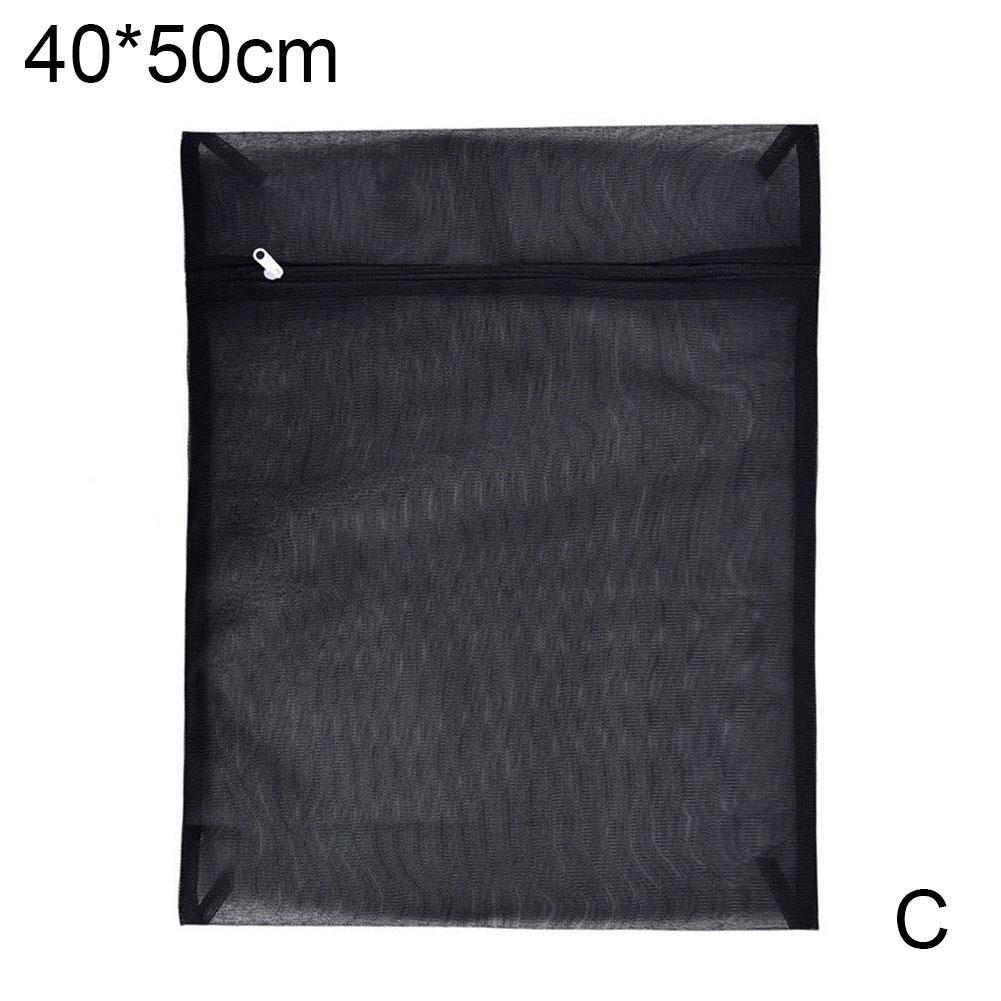 Black Mesh Laundry Bag Convenient Household Machine Wash Polyester Of And Underwear Made Durabl K7M4