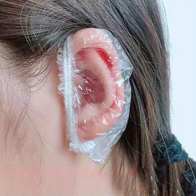 100/200/1000Pcs Transparent High-Quality Ear Covers - Disposable Ear Protectors, Suitable for Showering, Hair Dyeing, Salon Use & Bathing
